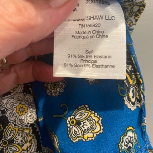 EXCELLENT CONDITION- Veronica Beard Hawken Floral stretch silk mini dress - Picture 9 of 14